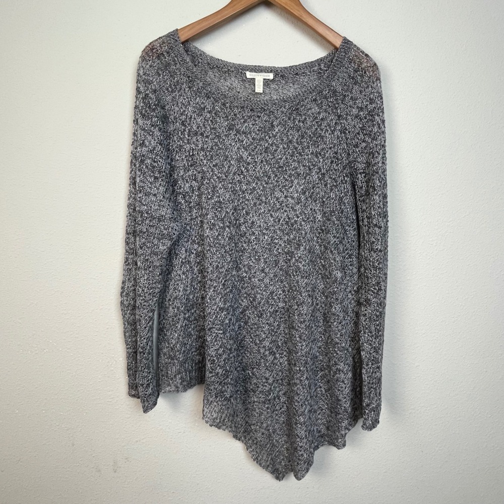 EILEEN FISHER Linen Knit Asymmetrical Tunic Sweater Size L Lagenlook
Boho
